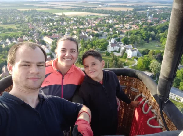 Hőlégballon sétarepülés gyermekkel