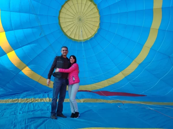Páros ballonos repülés romantikus ajándék